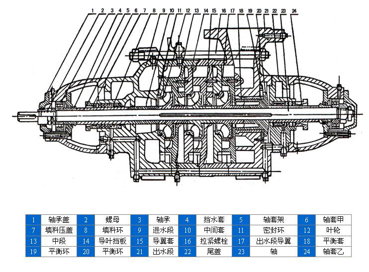 D型多級泵(圖2)